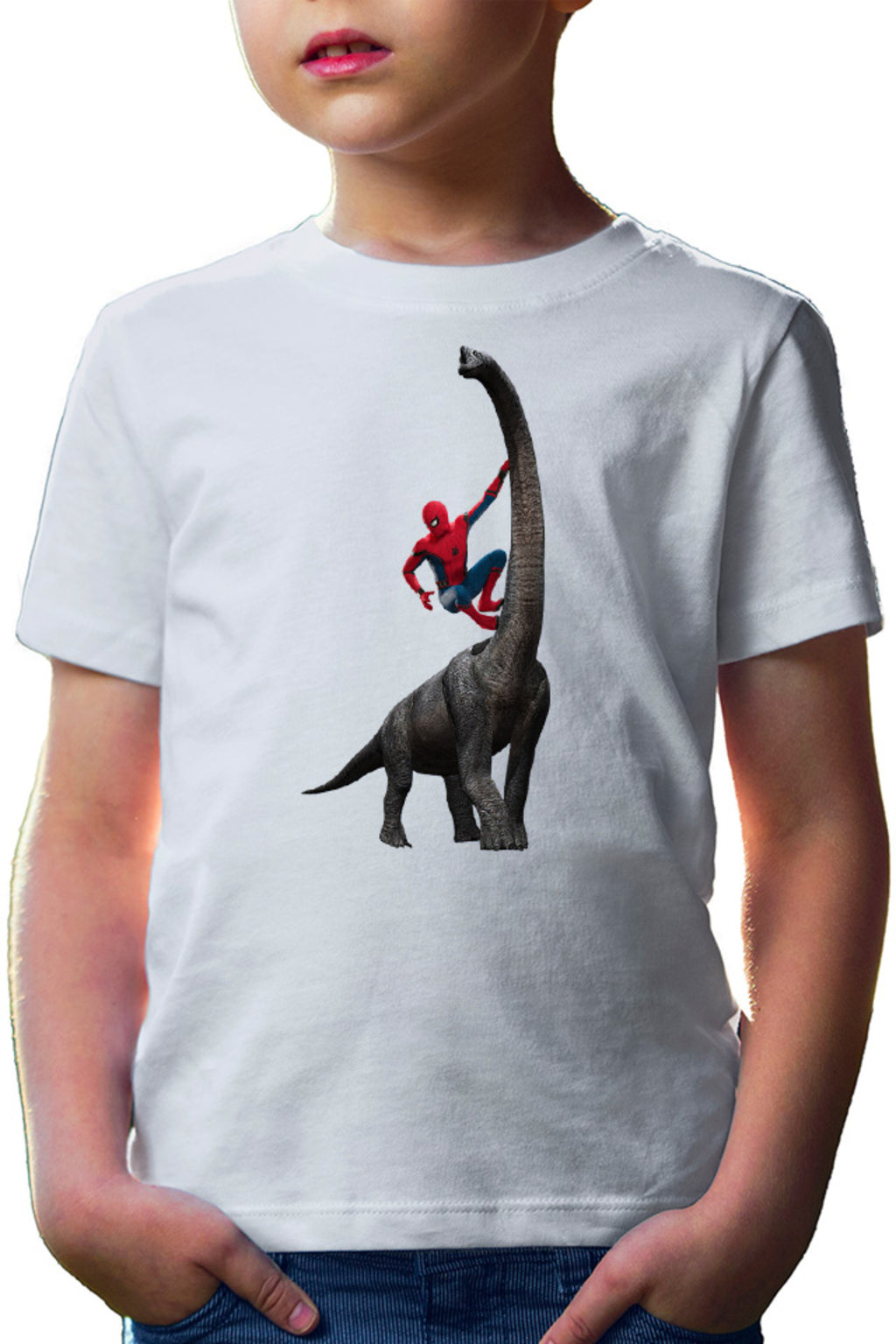 Tricou copii Jurassic Park Dinossaurs Spiderman Avangers