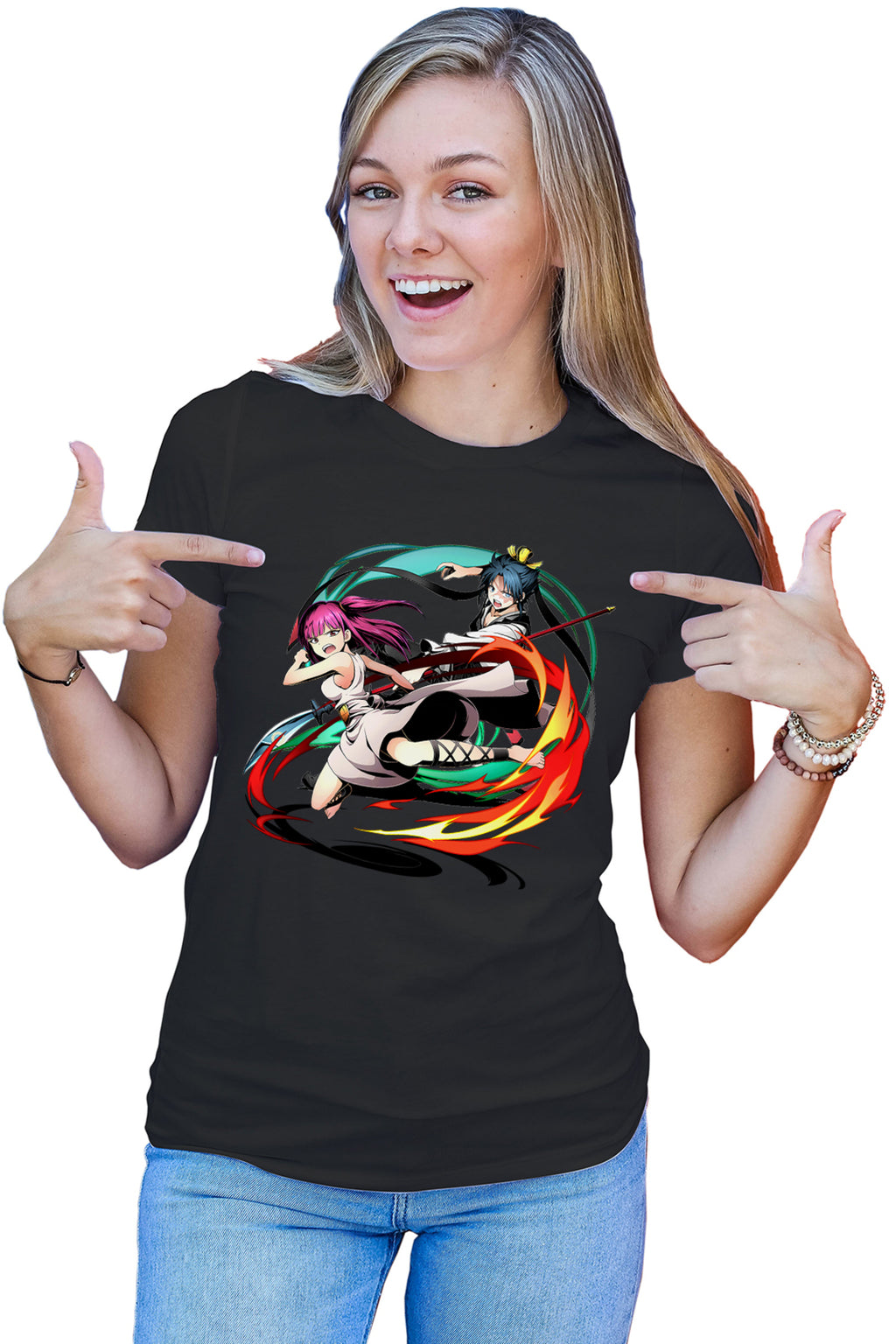 Tricou dama Magi The Labyrinth of Magic Animeuri Fight Hakuryuu