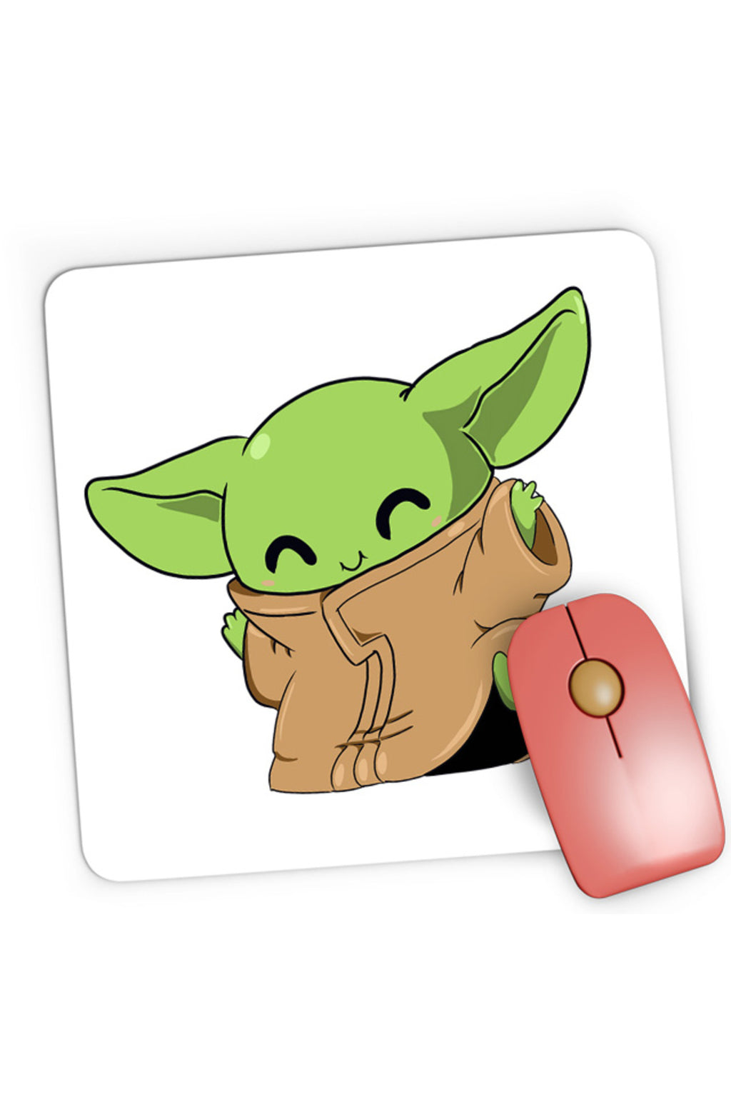 Mousepad Gaming Baby Yoda Dance Happy Fun, 21x19 cm
