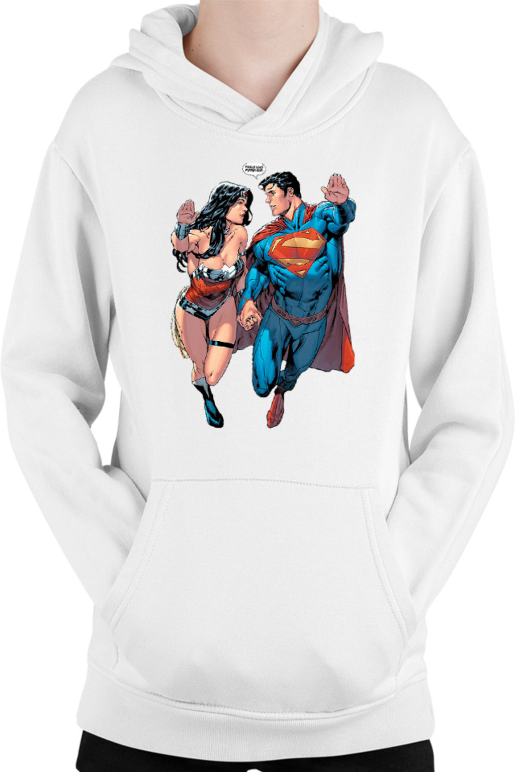 Hanorac copii Wonder Woman Superman Lovers Superpowers American Heroes