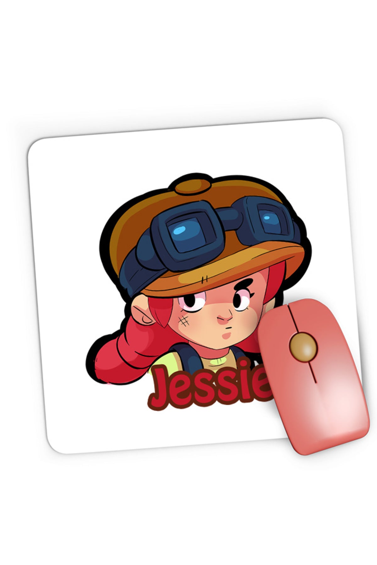 Mousepad Gaming Brawl Stars Jessie Automatic Ponytails Supercell, 21x19 cm
