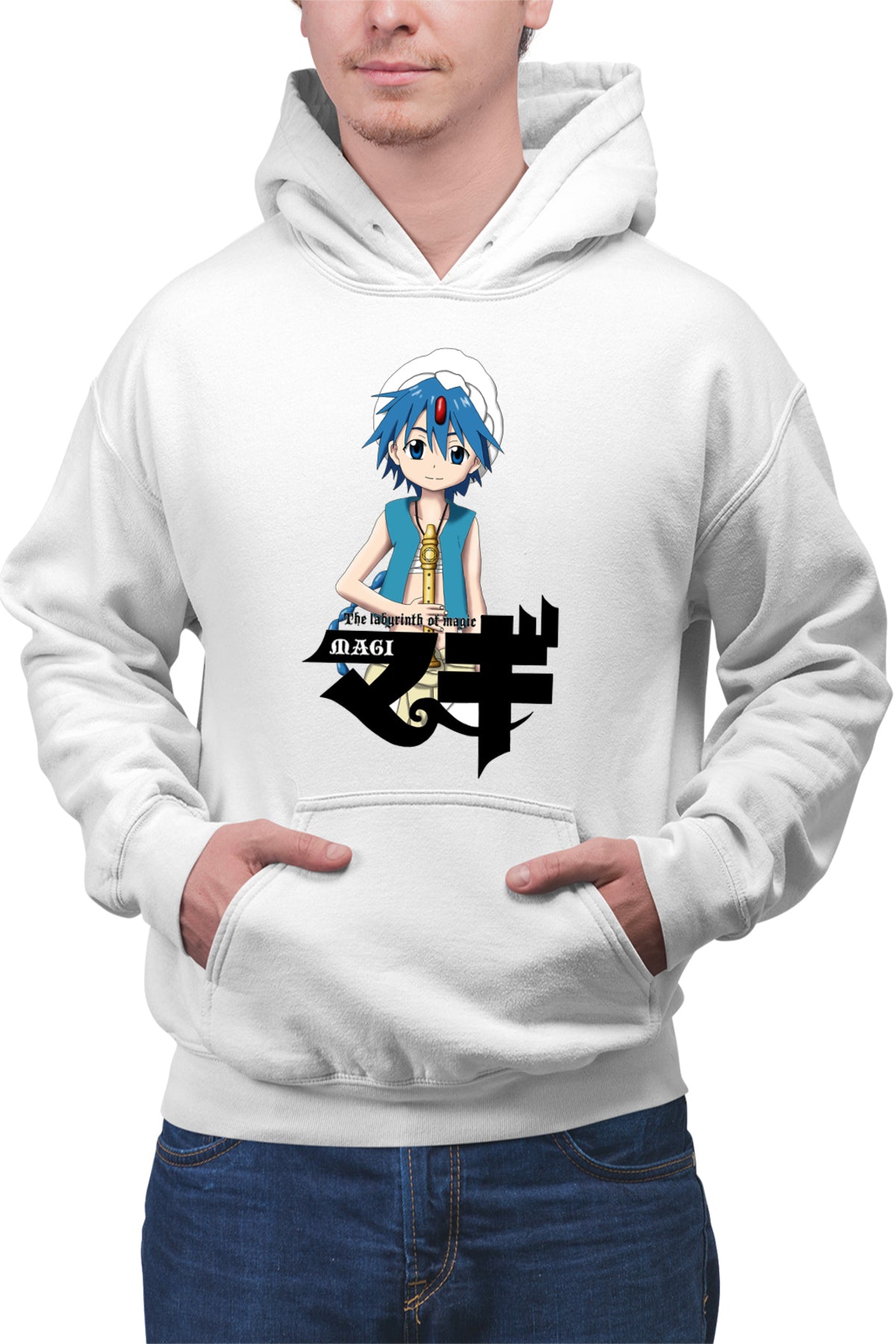 Hanorac barbati Magi The Labyrinth of Magic Alladin Flute Logo