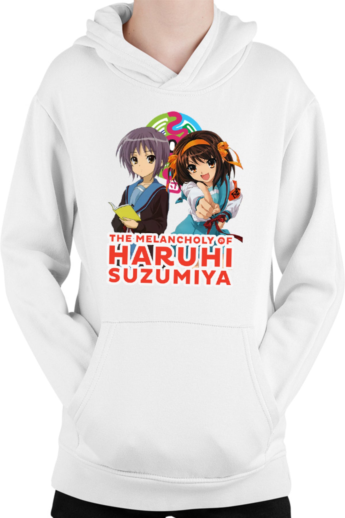 Hanorac copii Haruhi Suzumiya Yuki Book Read Sci-fi Cosplay Costume