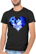 Tricou barbati NFT XOXO Heart Robot Cyber Human Artificial
