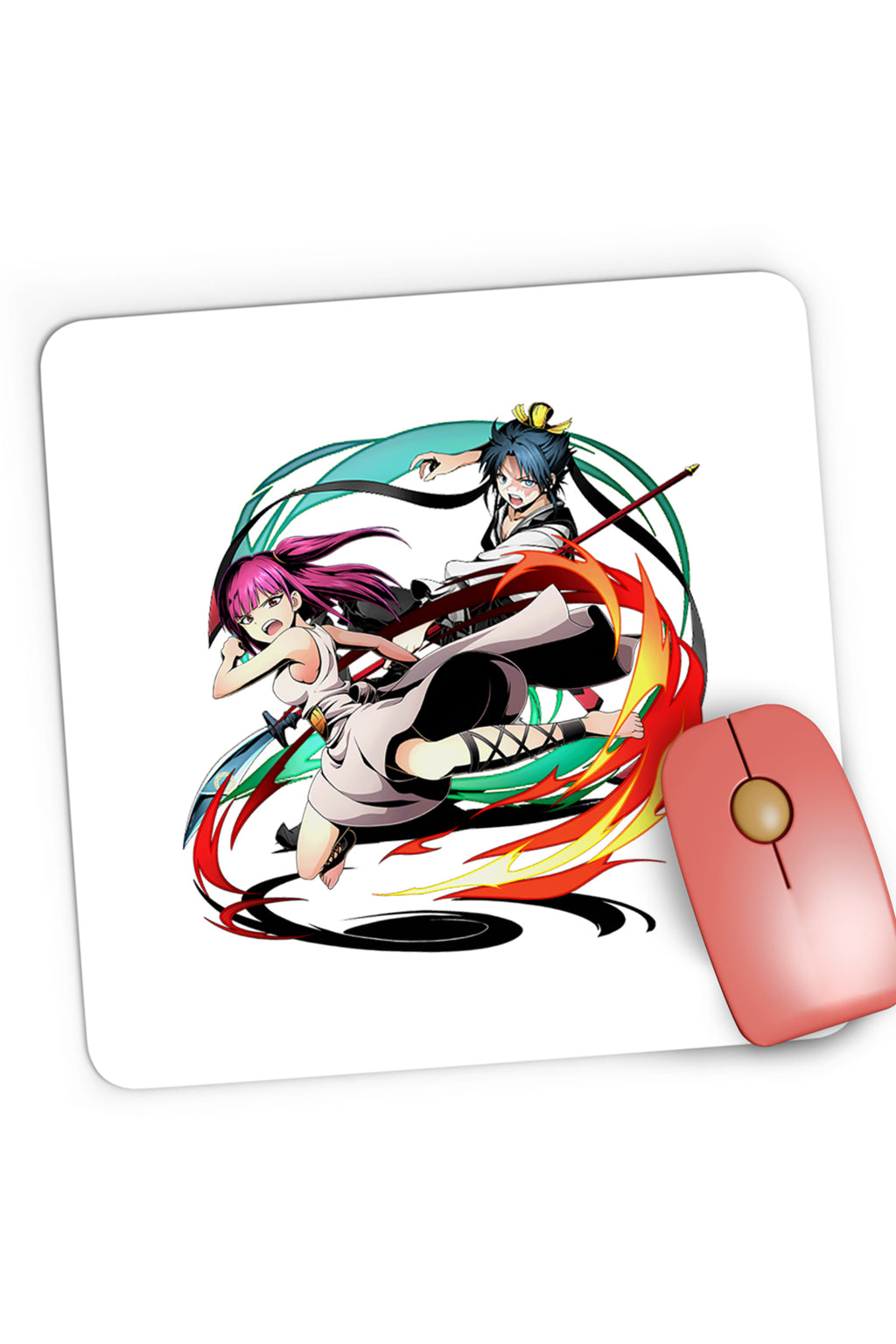 Mousepad Gaming Magi The Labyrinth of Magic Animeuri Fight Hakuryuu, 21x19 cm
