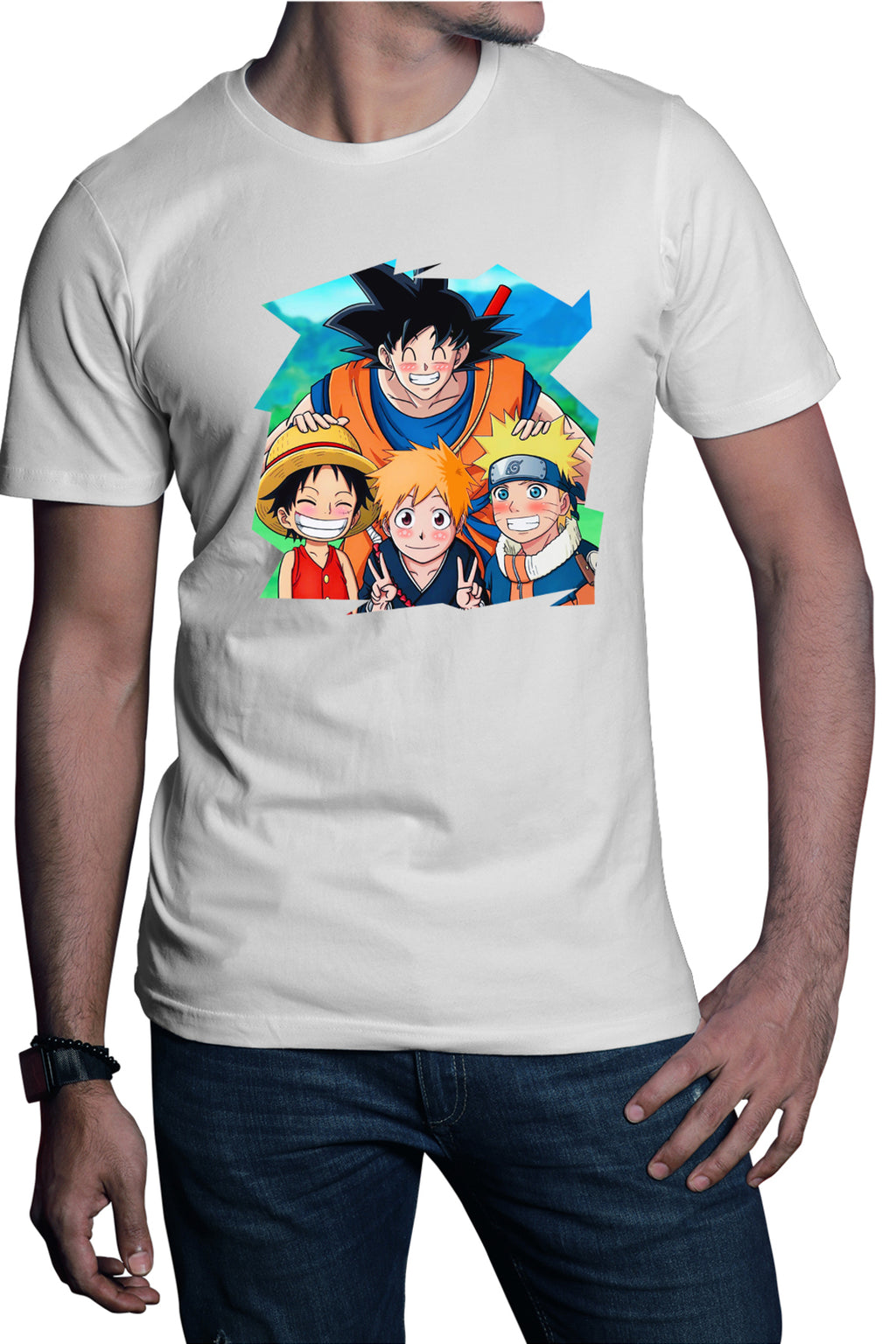 Tricou barbati Bleach Dragon Ball Z One Piece Animekage Naruto