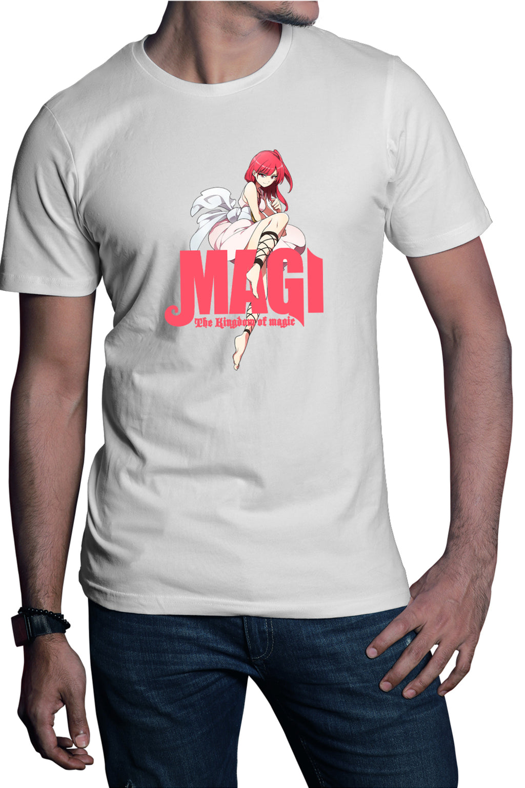 Tricou barbati Magi The Labyrinth of Magic Morgiana Fight Jump