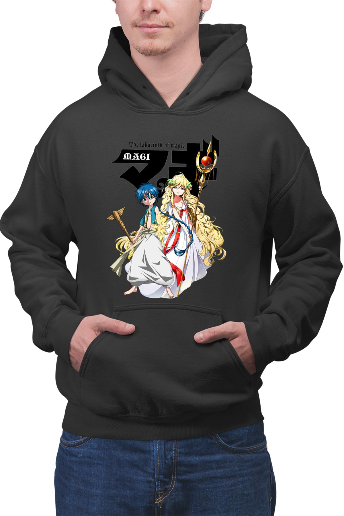 Hanorac barbati Magi The Labyrinth of Magic Alladin Blonde Girl