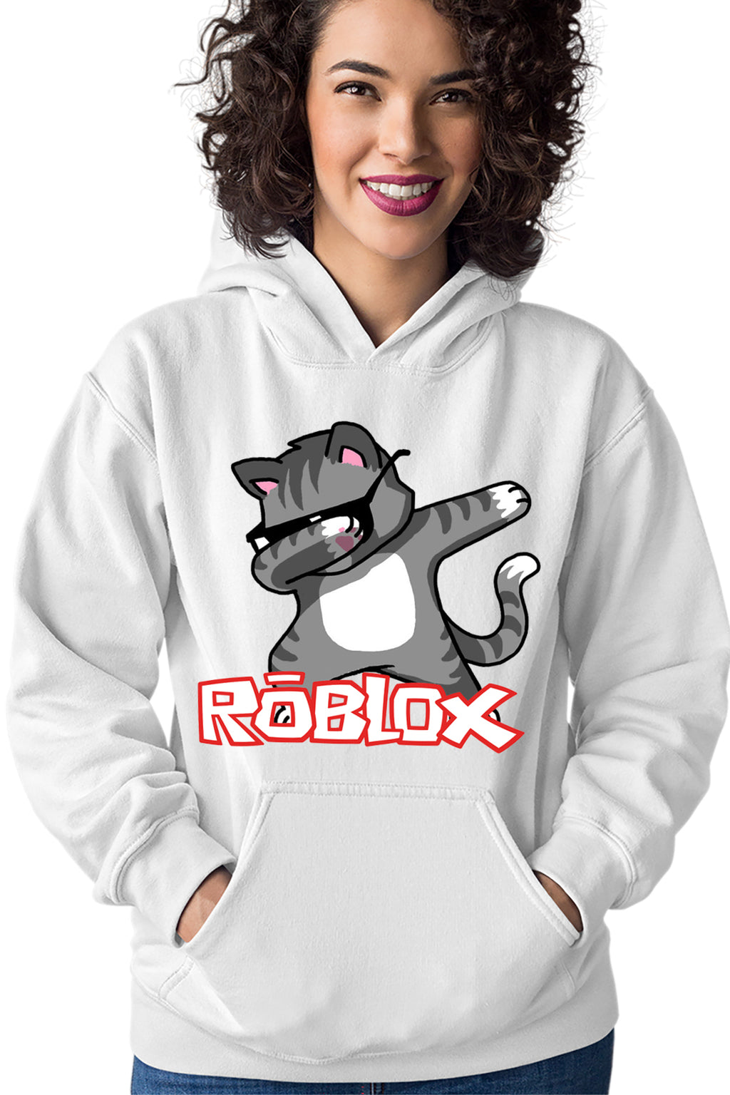 Hanorac dama Roblox Cat Kitten Fortnite Dab Vip