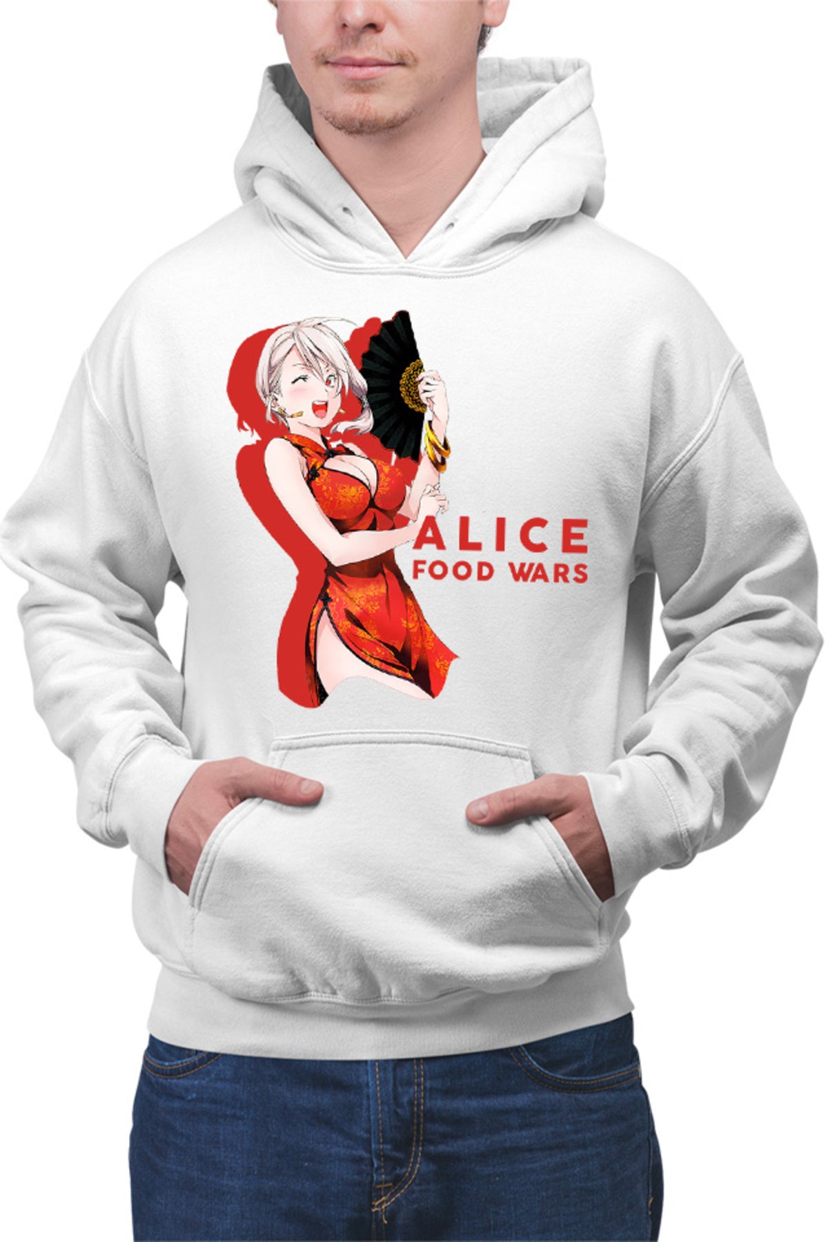 Hanorac barbati Food Wars Alice Fan Chinese Dress Animeuri