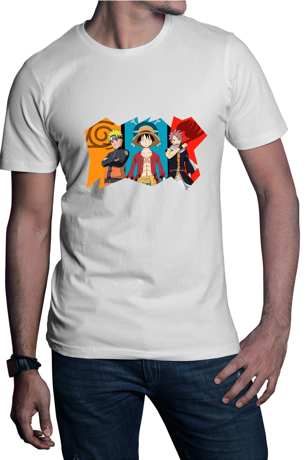 Tricou barbati Fairy Tail Naruto One Piece Best Guild Anime