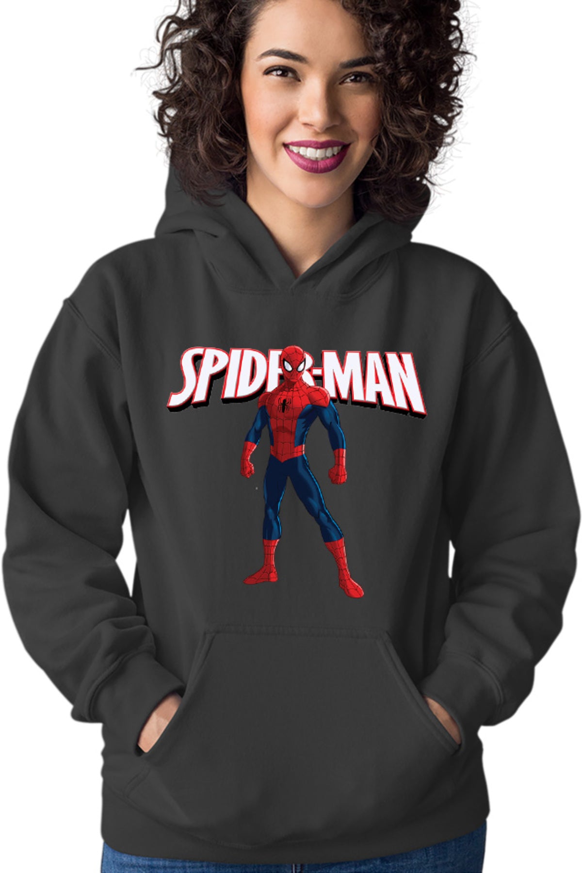 Hanorac dama Spiderman Logo Ultimate Game Costume Superhero