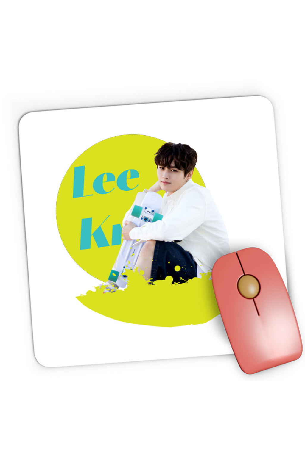 Mousepad Gaming Stray Kids Lee Know Small Vocals Rapper God, 21x19 cm