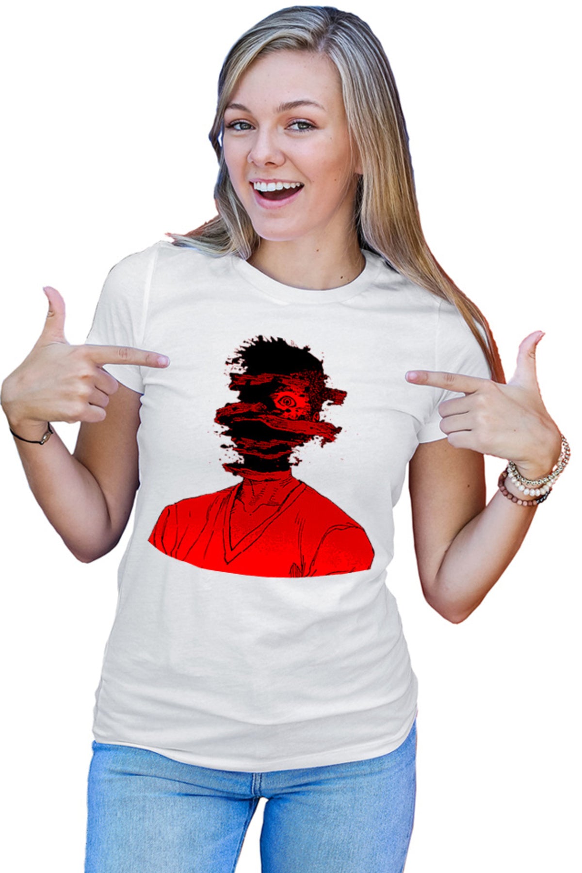 Tricou dama Ajin Transformation Kei Self Horror Anime Otaku