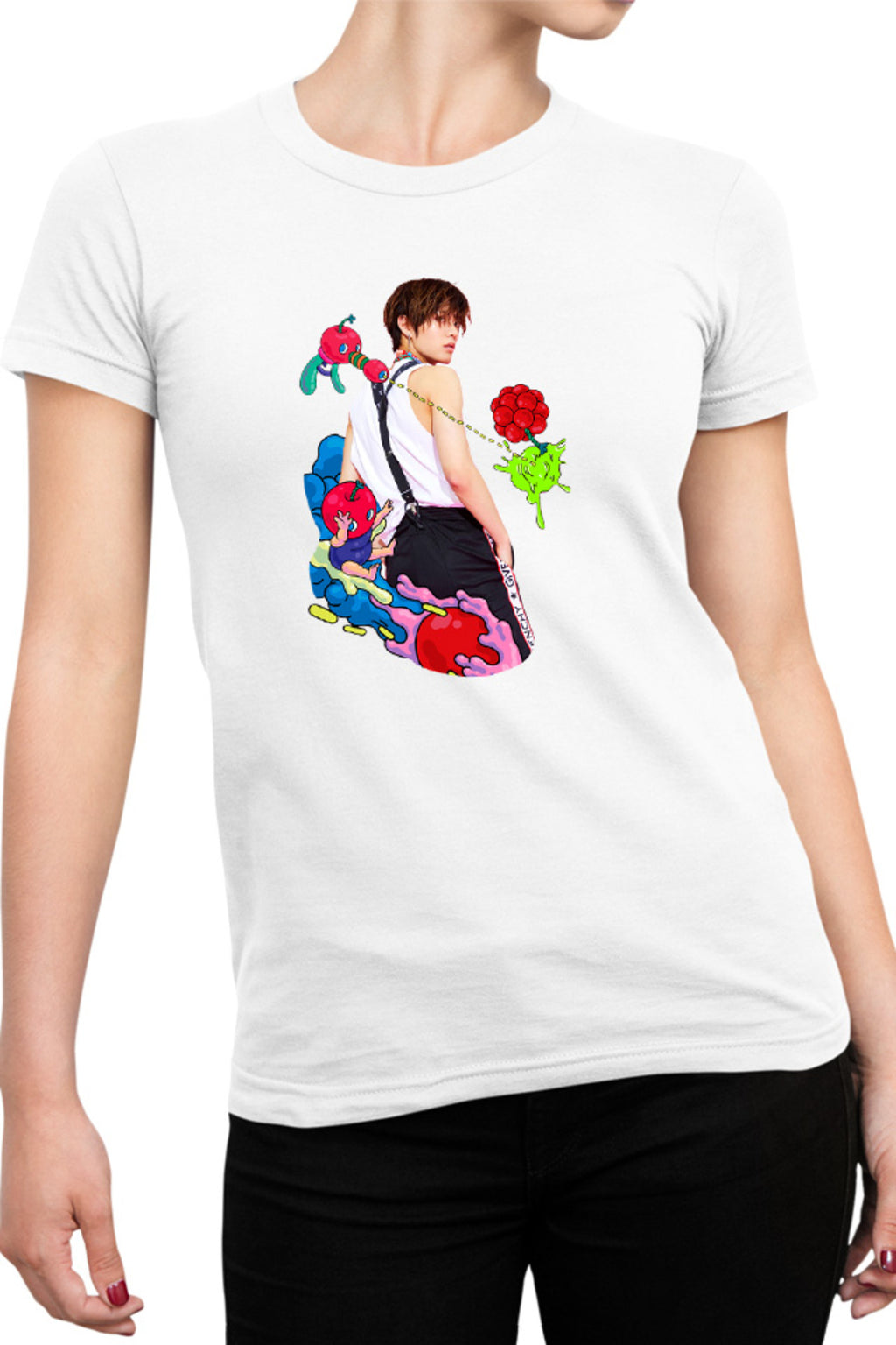 Tricou dama NCT Cherry Bomb Entertainment Lumitless S.M. K-pop