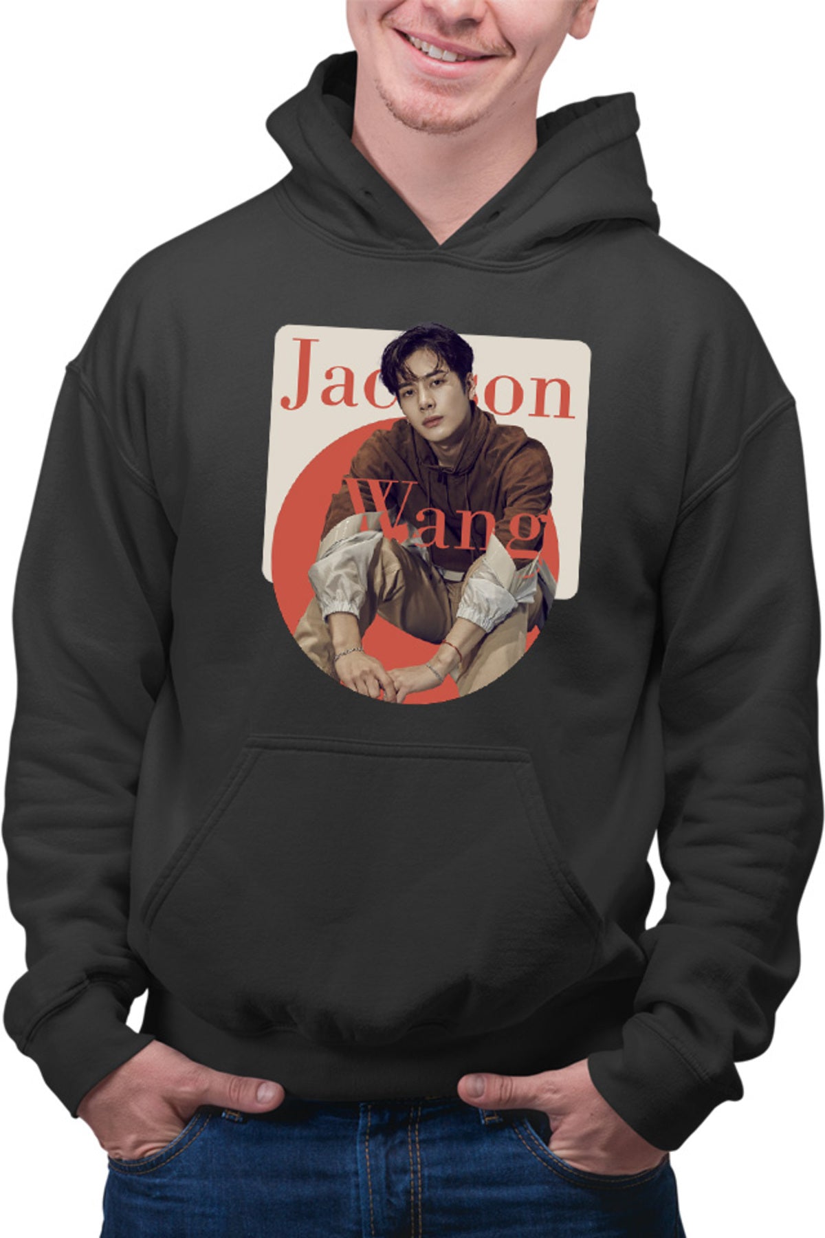 Hanorac barbati Got7 Jackson Wang Chinese Rapper Dancer Multi Talent