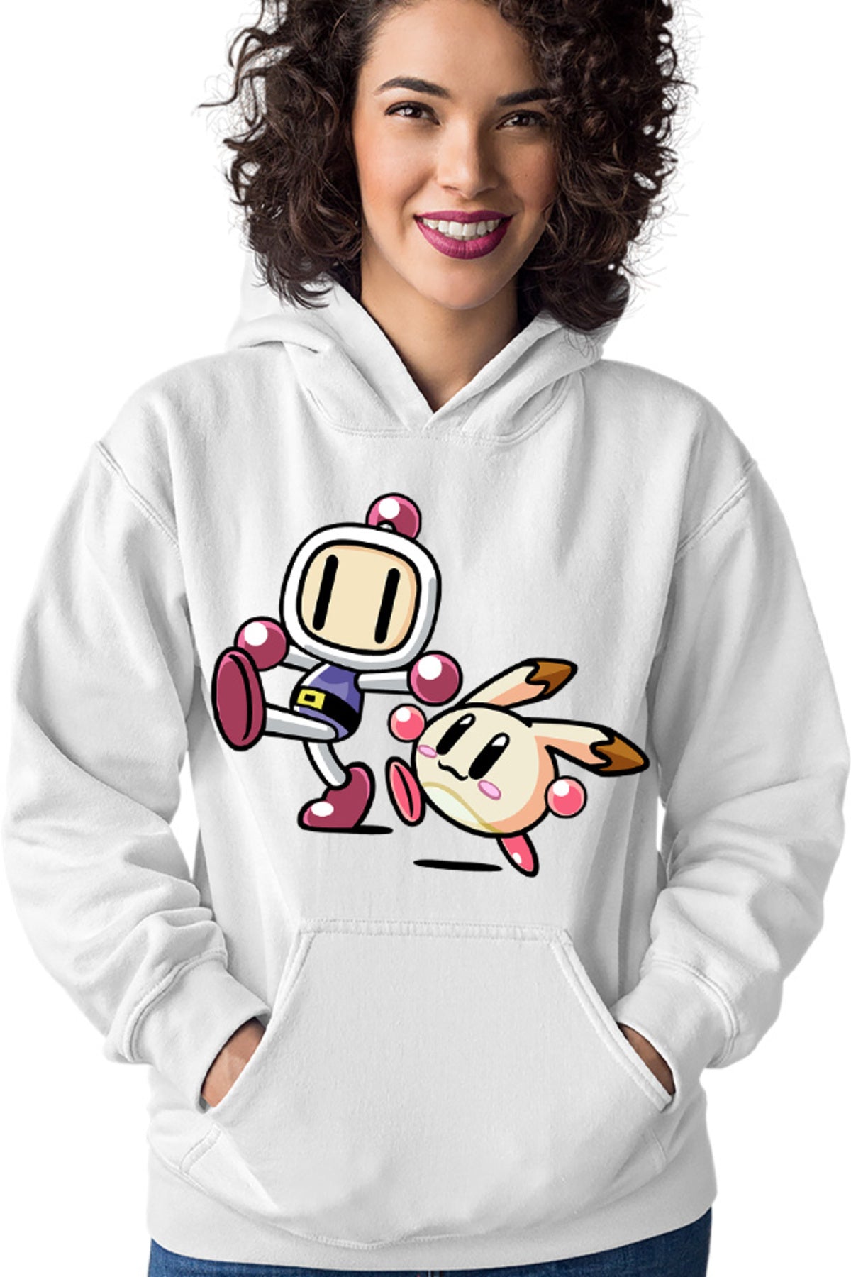 Hanorac dama Bomberman Kirby Game Arcade 2D