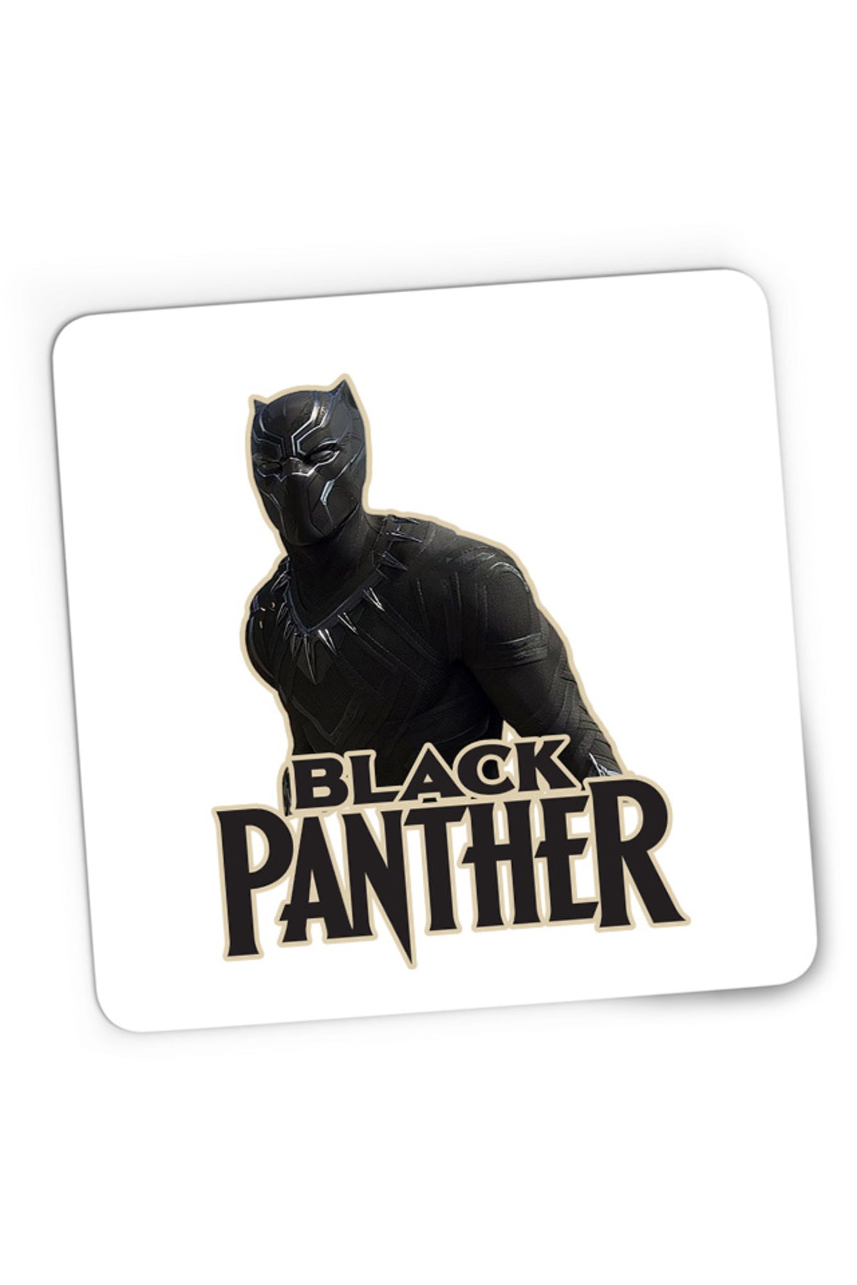 Mousepad Gaming Black Panther Logo Save World Hero Protect, 21x19 cm