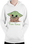 Hanorac copii Baby Yoda Tea Time Drink Coffee