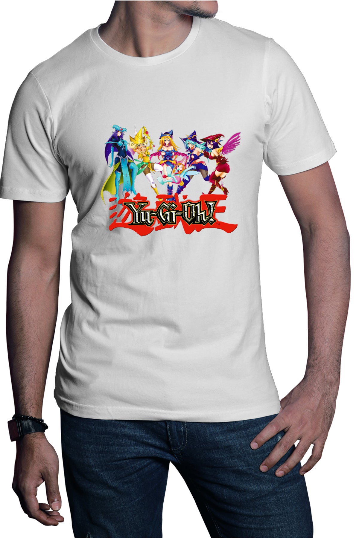 Tricou barbati Yu Gi Oh Mutou Team Girl Magician Spellcaster