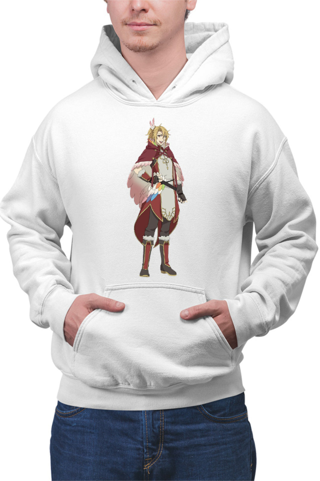 Hanorac barbati Rising of the Shield Hero Motoyasu Polearm Weapon Otaku Knight