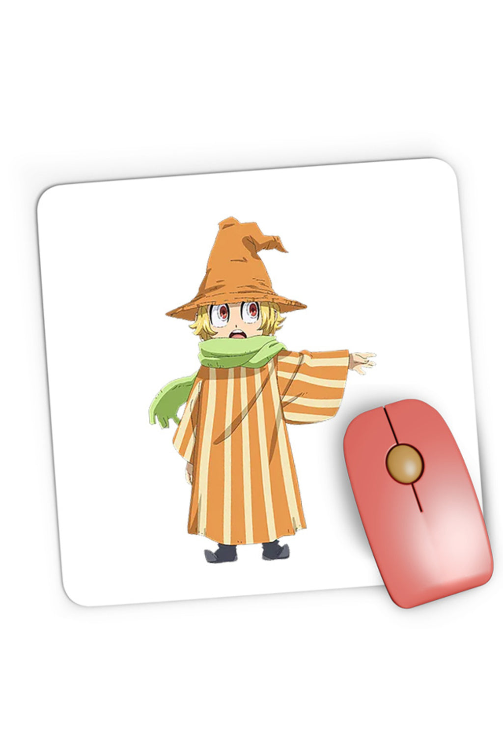 Mousepad Gaming Muhyo Roji Page Klaus Magic Wizard Pumkin Chibi Animation Fantasy, 21x19 cm