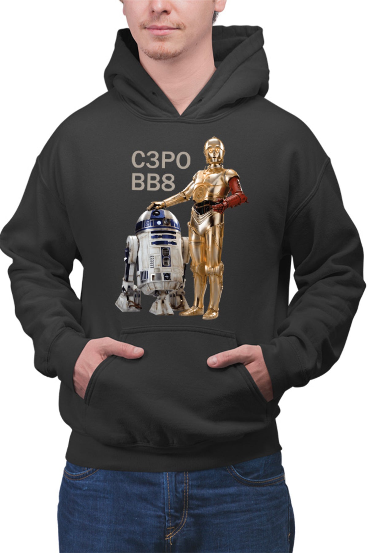 Hanorac barbati Star Wars Robots BB8 S3PO Droid