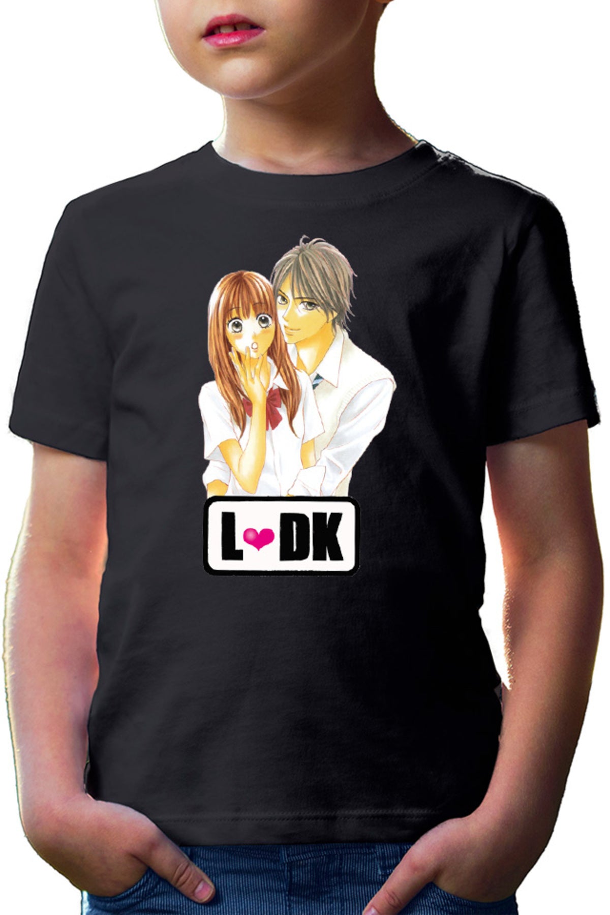Tricou copii LDK Nishimori Shuusei Love Heart School