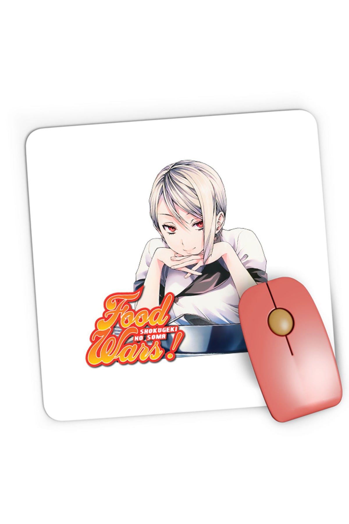 Mousepad Gaming Food Wars Alice Cooking Pan Animeeater, 21x19 cm