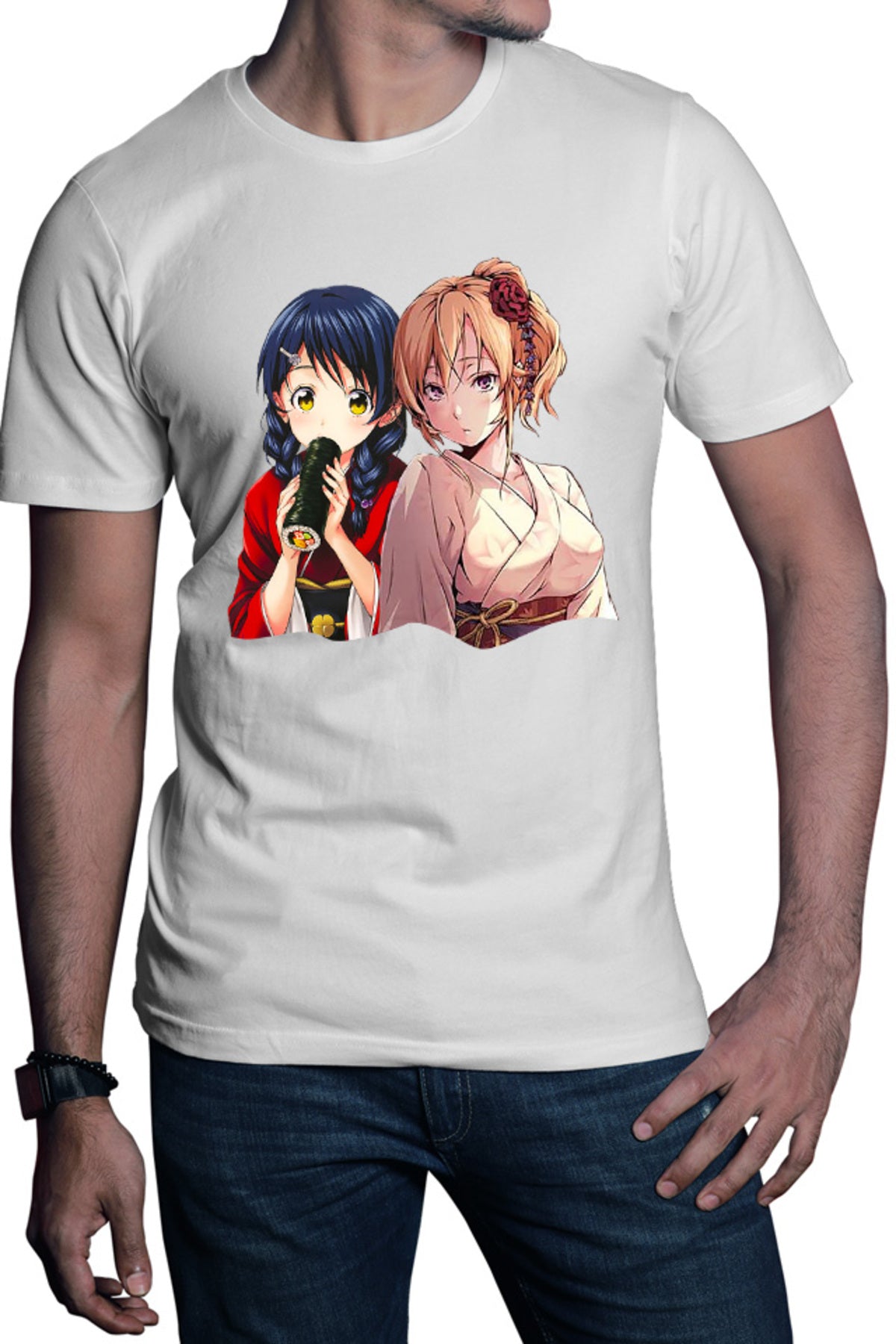 Tricou barbati Food Wars Erina Megumi Matsuri Japan Kimono