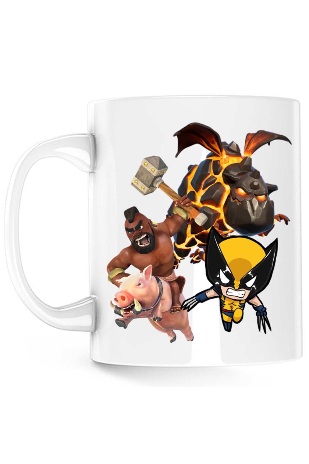 Cana Clash Royale Clash of Clans Volcano Dragon Rare Pig Fly, alba, 330 ml