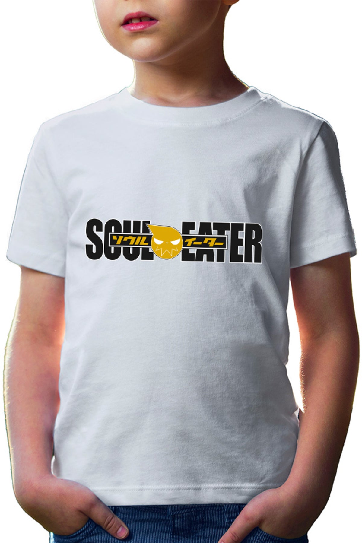 Tricou copii Soul Eater Logo Anime Supranatural Action Shounen