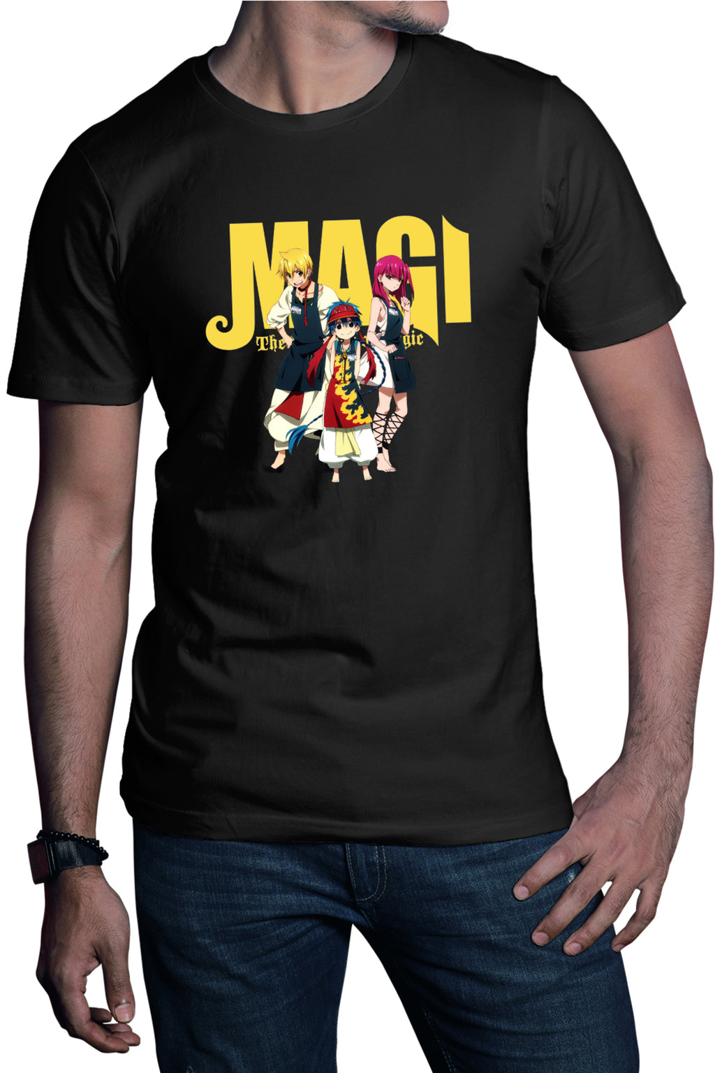 Tricou barbati Magi The Labyrinth of Magic Shinobu Ohtaka Anime