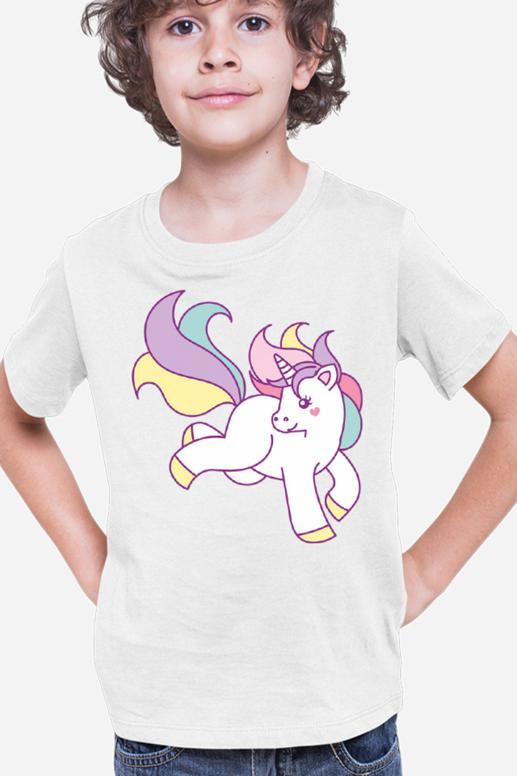Tricou copii Unicorn Squad Happy Beautiful Rainbow