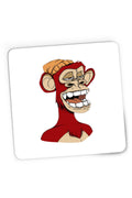 Mousepad Gaming NFT Monkey Artist Brilliant Idea Concept Block Chain, 21x19 cm