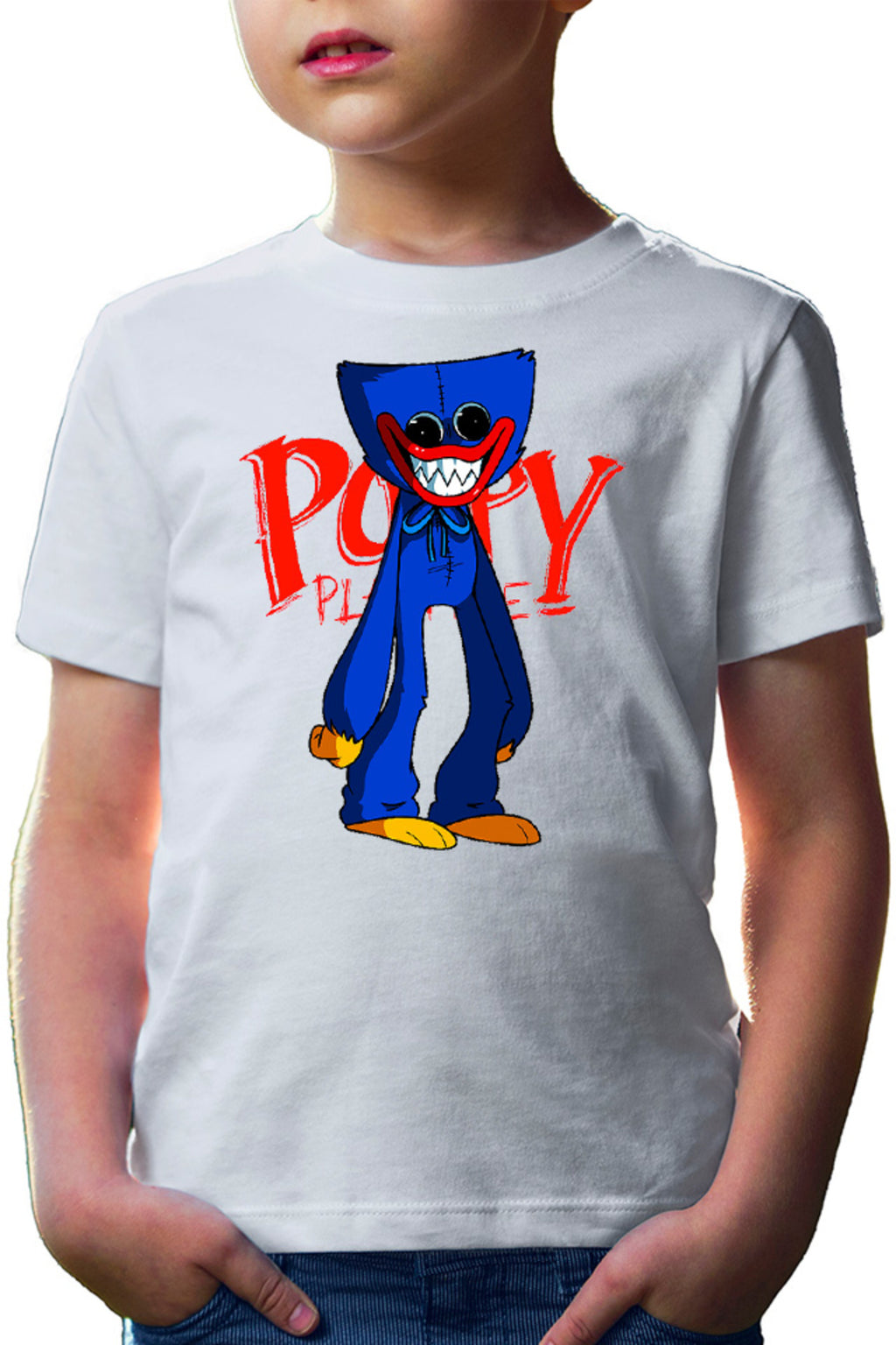 Tricou copii Huggy Wuggy Horror RPG Game Puzzle Poppy Play Time