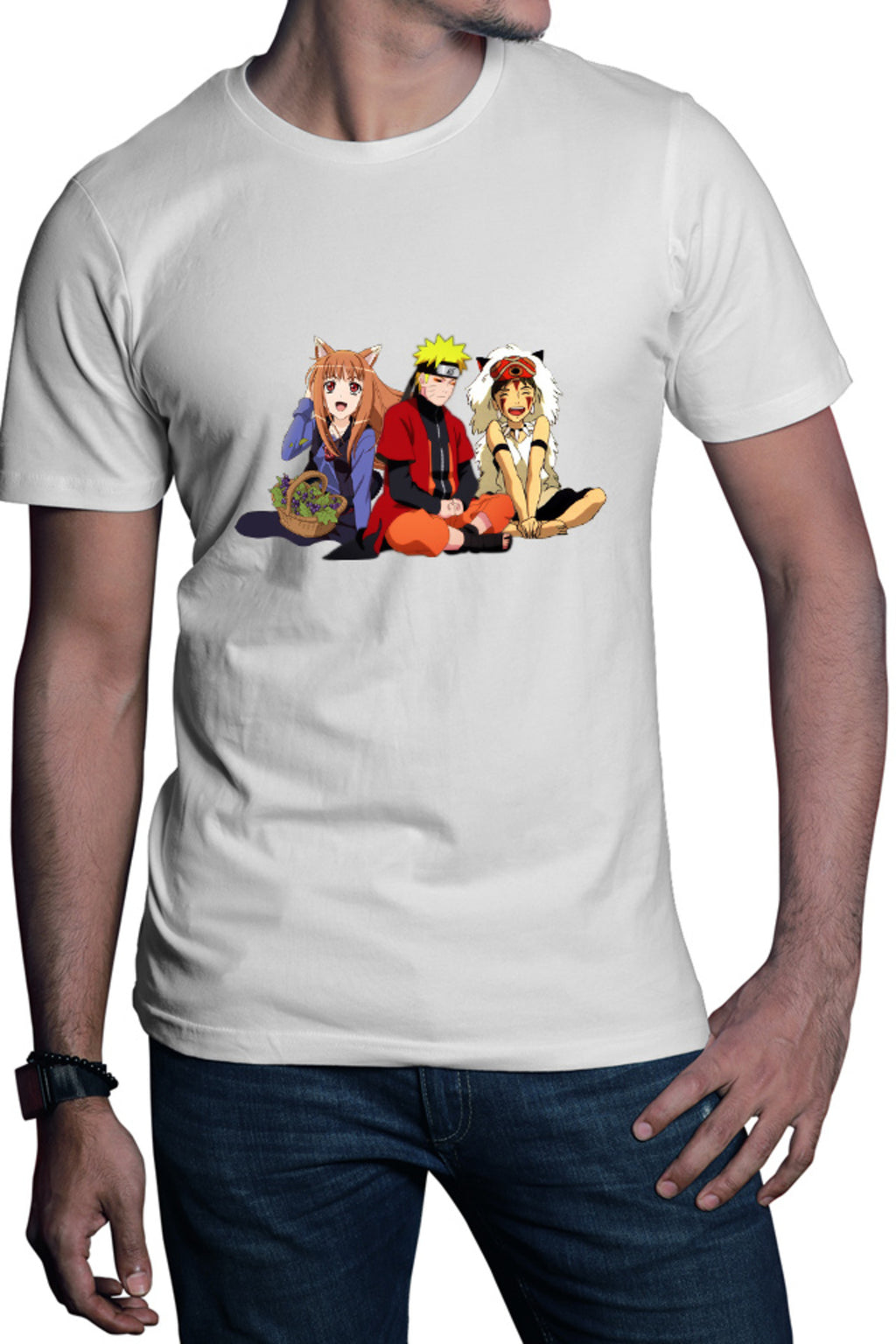 Tricou barbati Spice And Wolf Holo Naruto Anime Eater