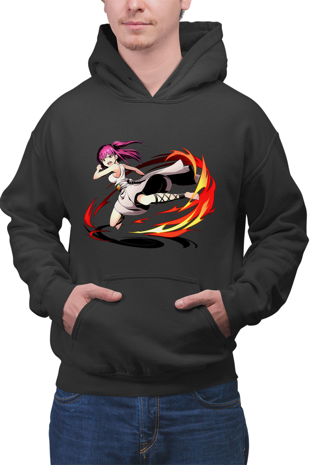 Hanorac barbati Magi The Labyrinth of Magic Morgiana Fight Leg Fire