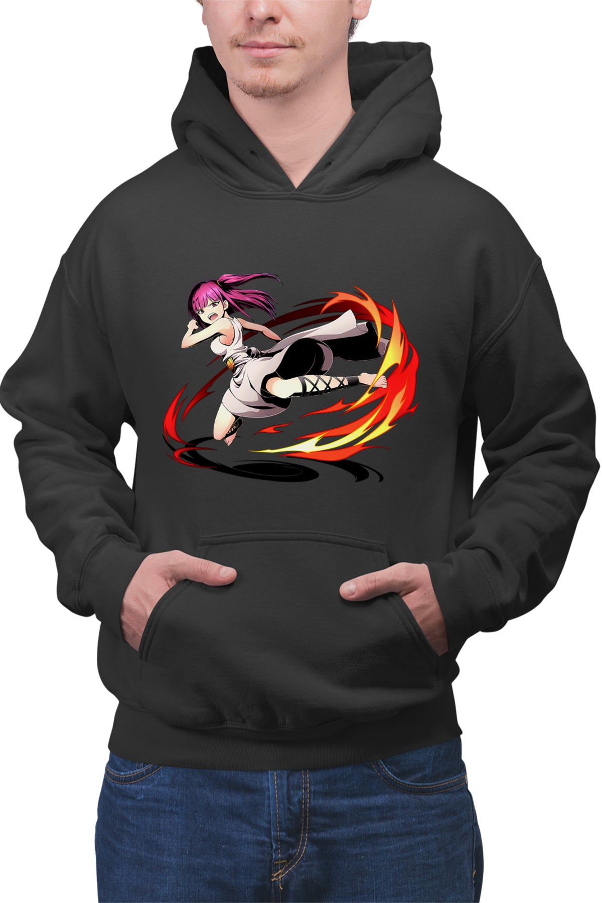Hanorac barbati Magi The Labyrinth of Magic Morgiana Fight Leg Fire
