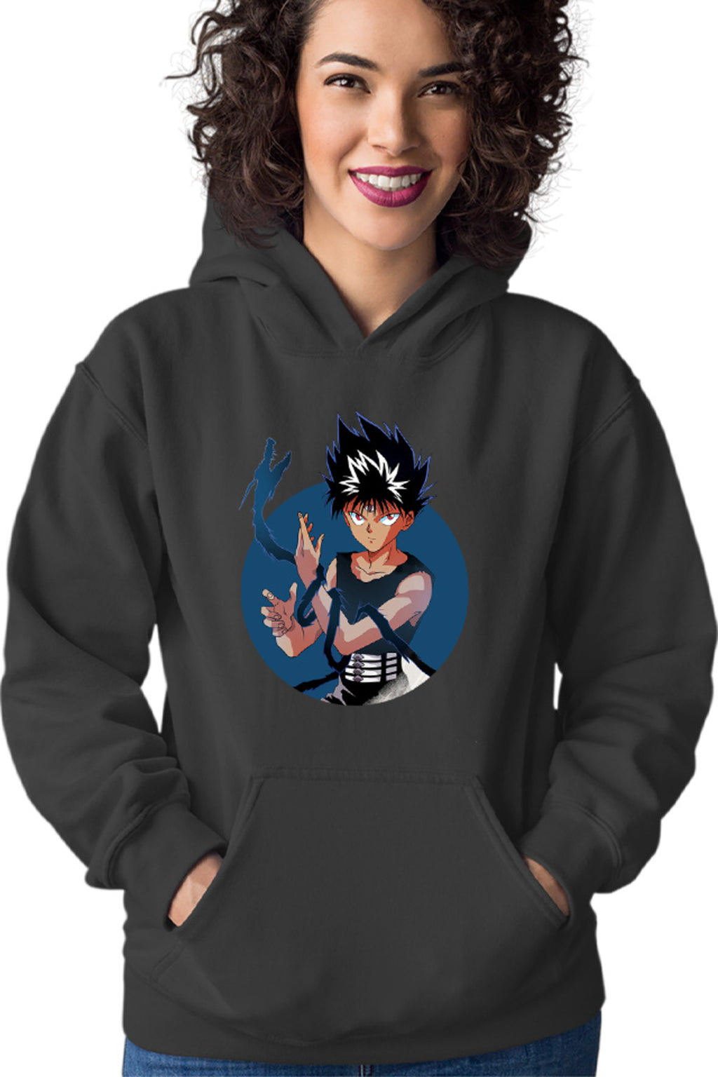 Hanorac dama Yu Yu Hakusho Hiei Third Eye Last Ability Dragon