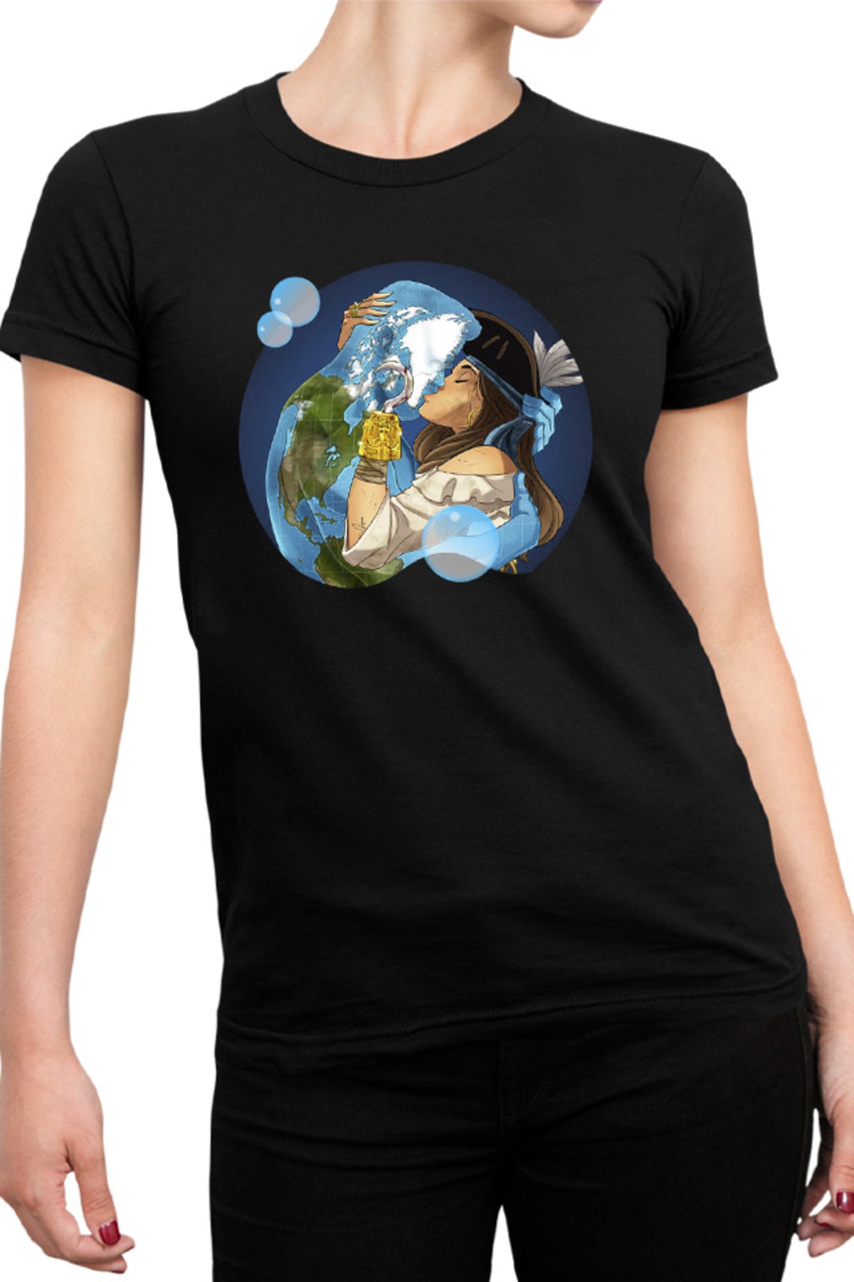 Tricou dama NFT XOXO Earth Protect Nature Mother Animals