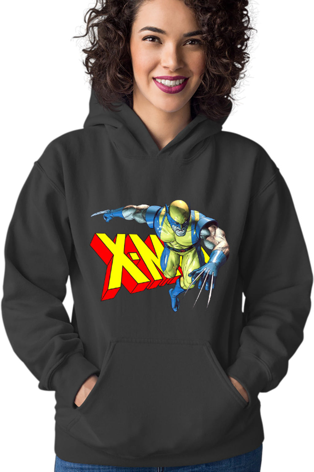 Hanorac dama Wolverine X-Men Logo Superpower Hero