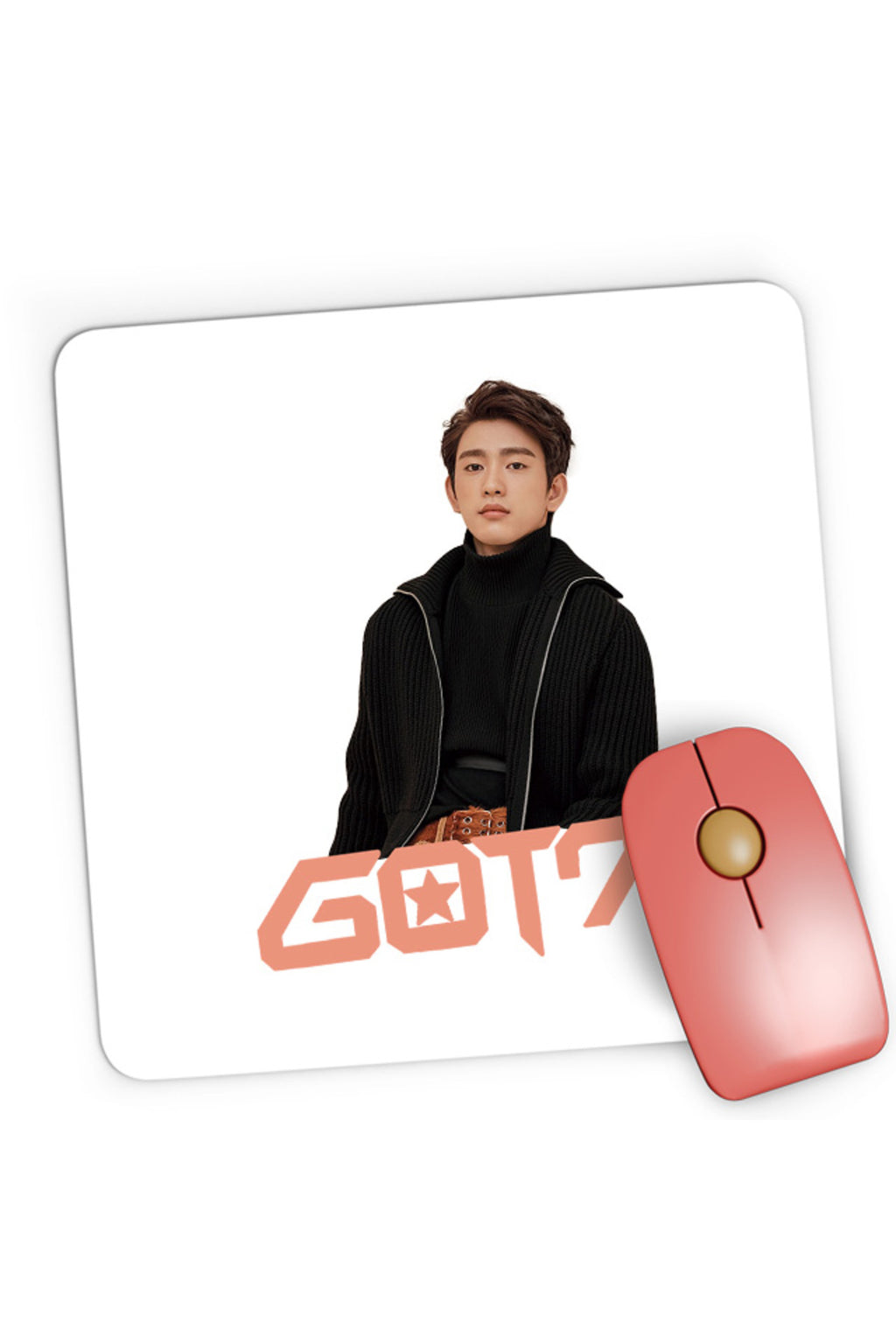 Mousepad Gaming Got7 Jinyoung y Idol Korean American Winter Concept, 21x19 cm