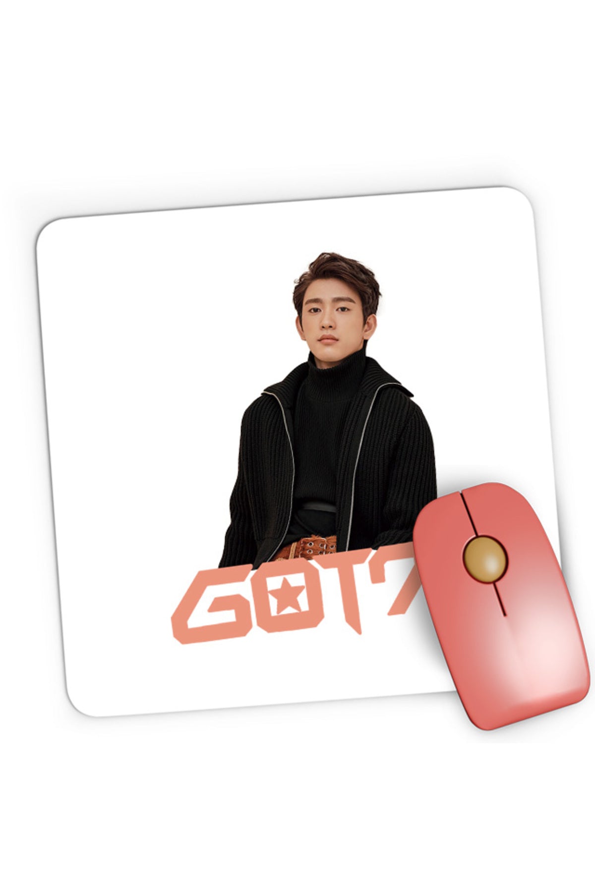 Mousepad Gaming Got7 Jinyoung y Idol Korean American Winter Concept, 21x19 cm