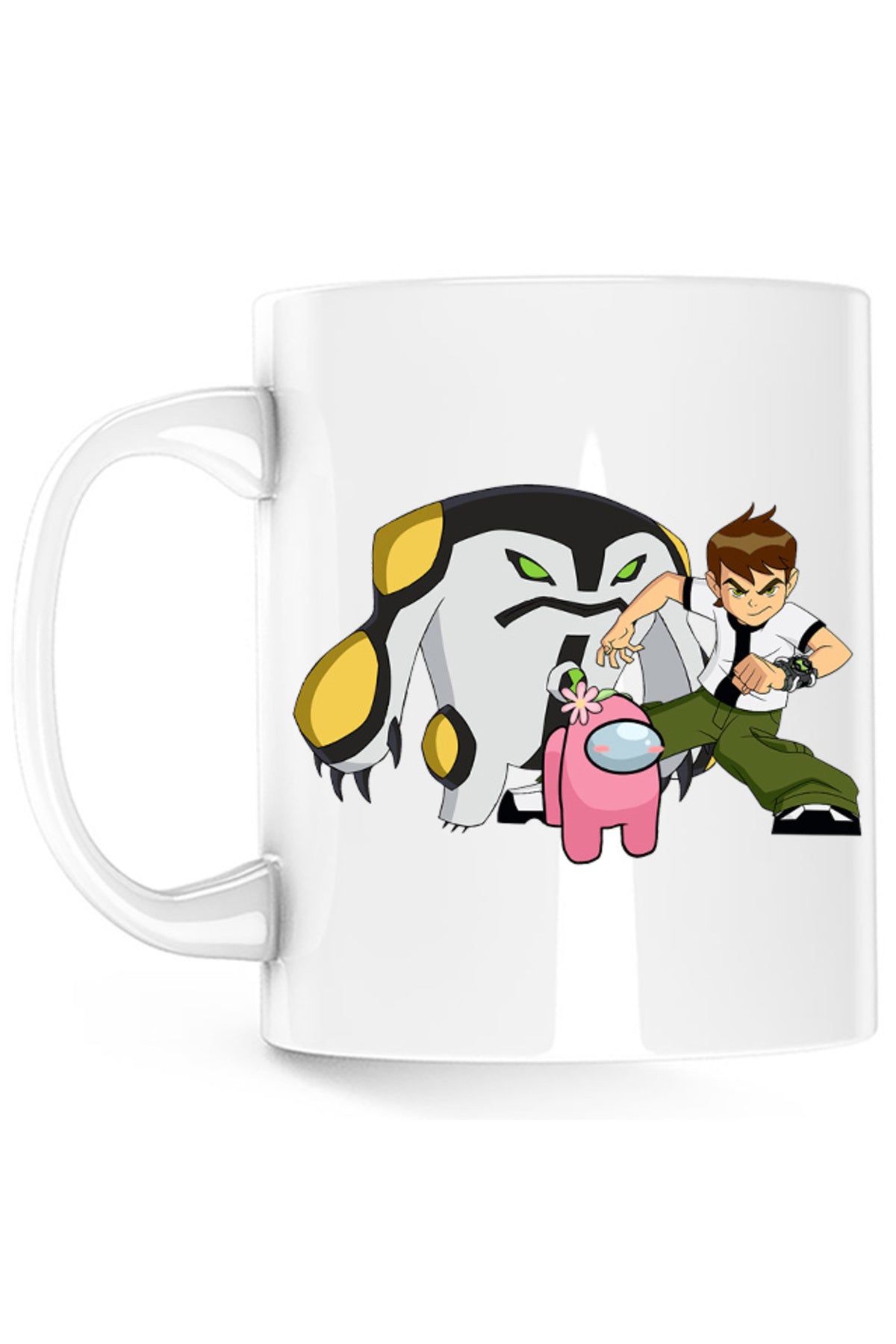 Cana Among Us Flower Cute Ben 10 Monster Transform Teen, alba, 330 ml