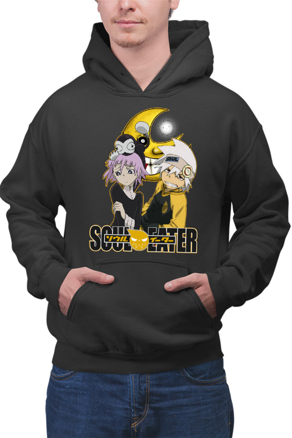 Hanorac barbati Soul Eater Soul Half Moon Anime Kage Trap
