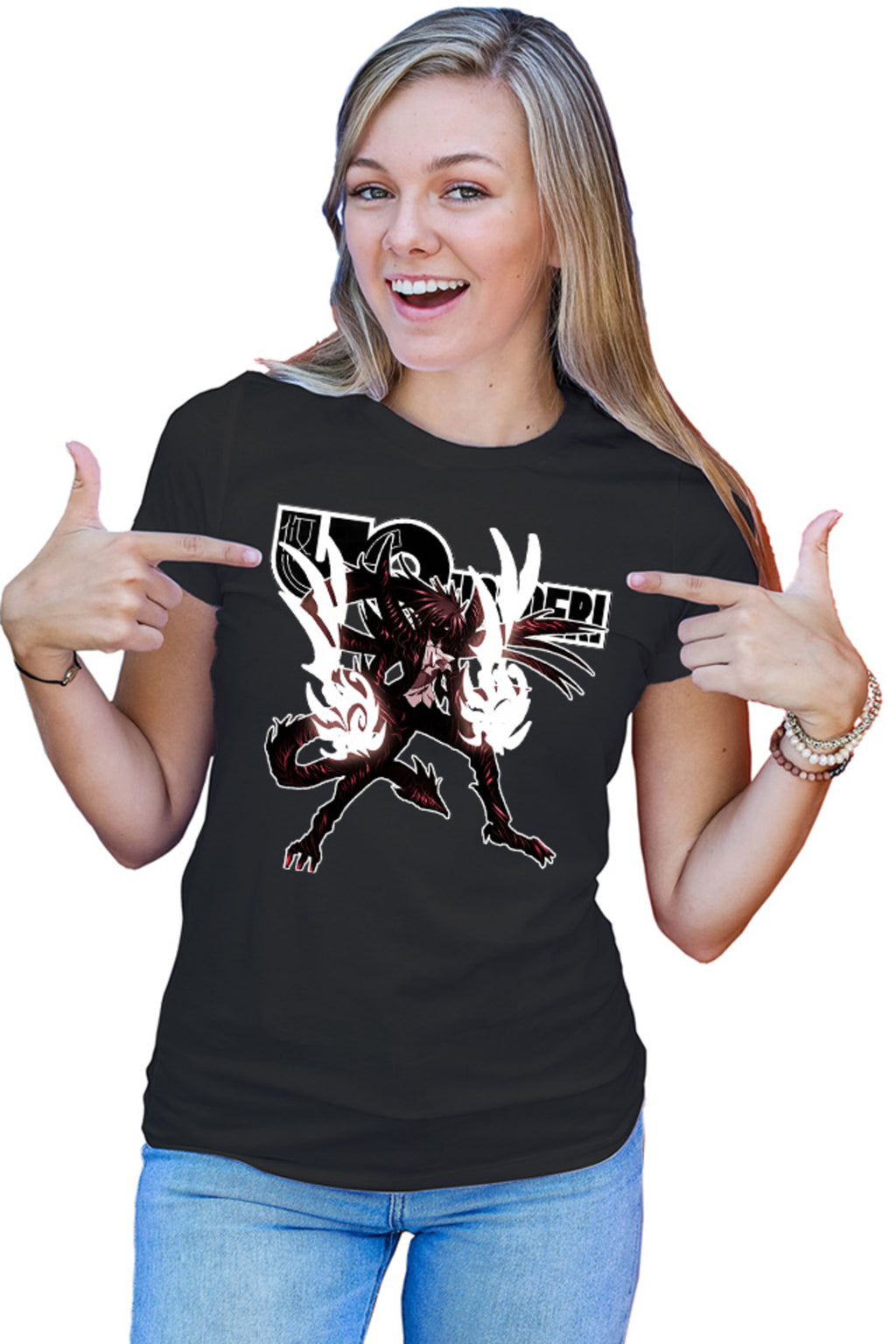 Tricou dama UQ Holder Touta Demon Form Sci-Fi Youkai Samurai