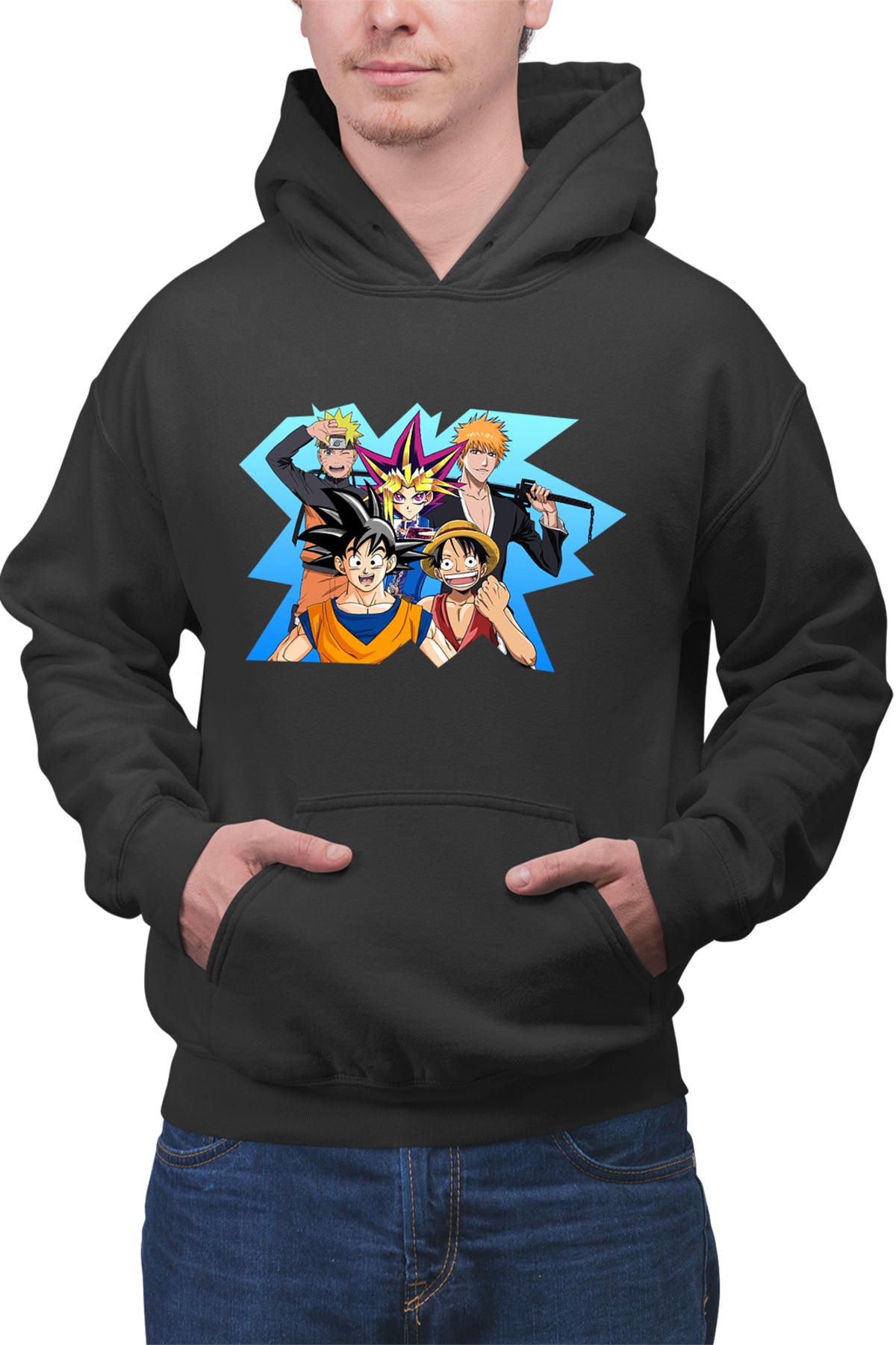 Hanorac barbati Bleach Naruto Songoku OnePiece Luffy Boruto