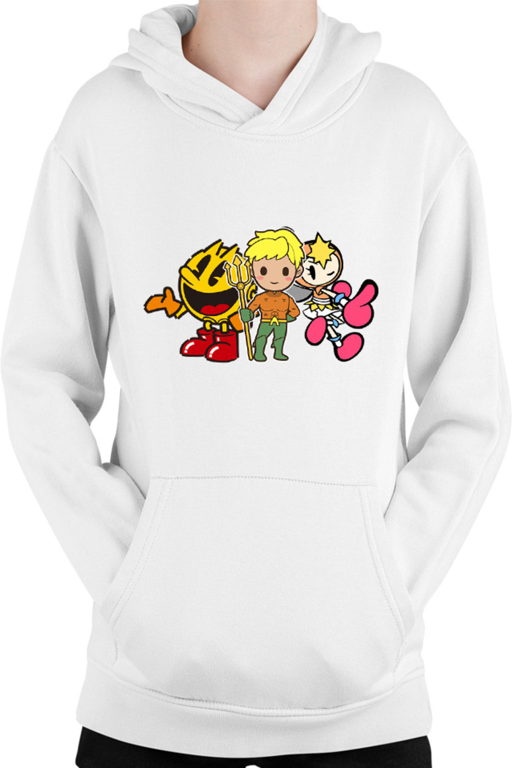 Hanorac copii Aquaman Pac Man Bubble Bomberman Lady Action