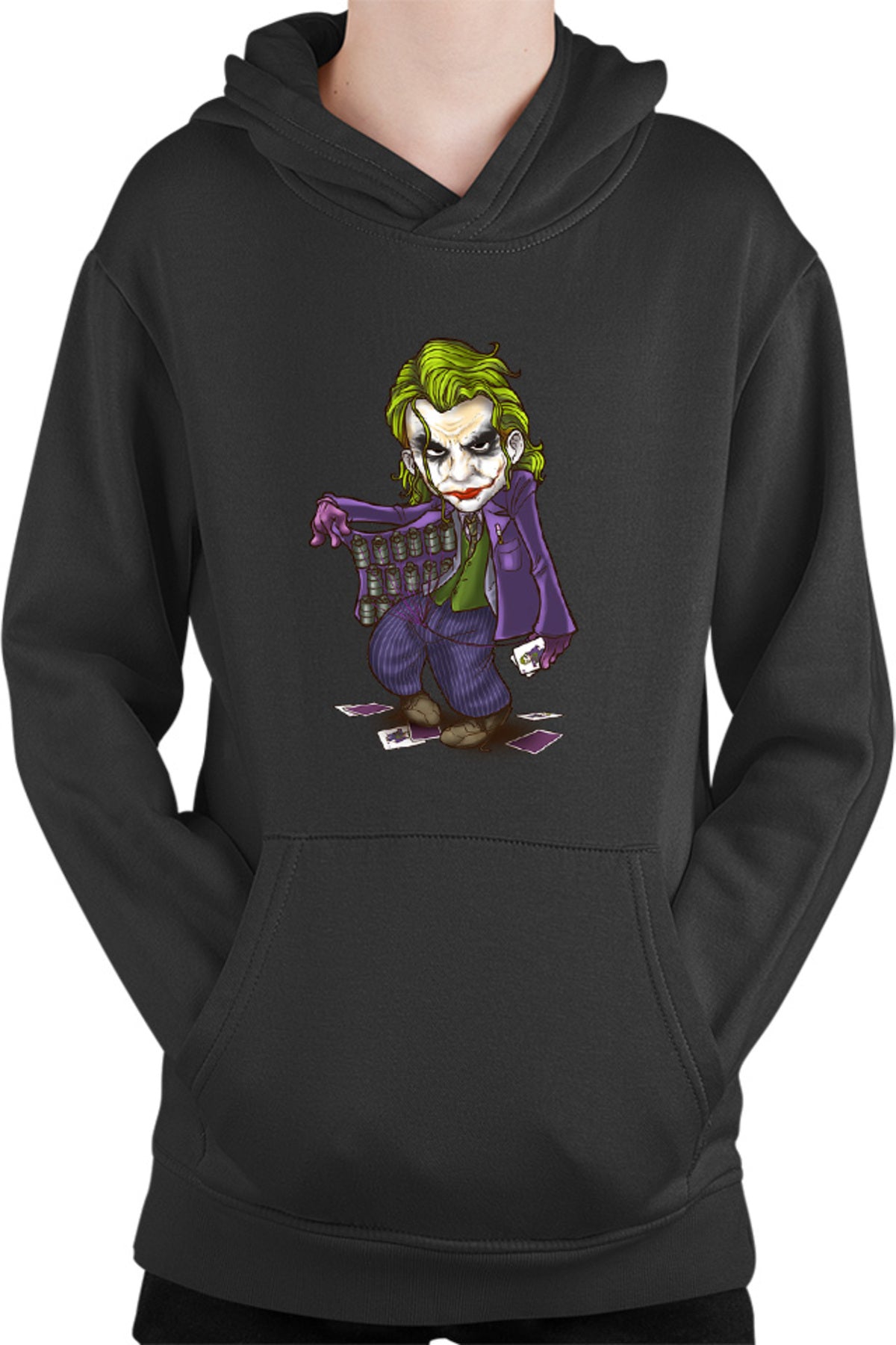 Hanorac copii Joker Ace Cards Chibi Cool
